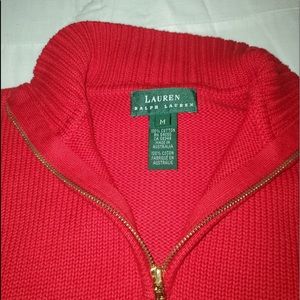 Ralph Lauren Zip Up Sweater